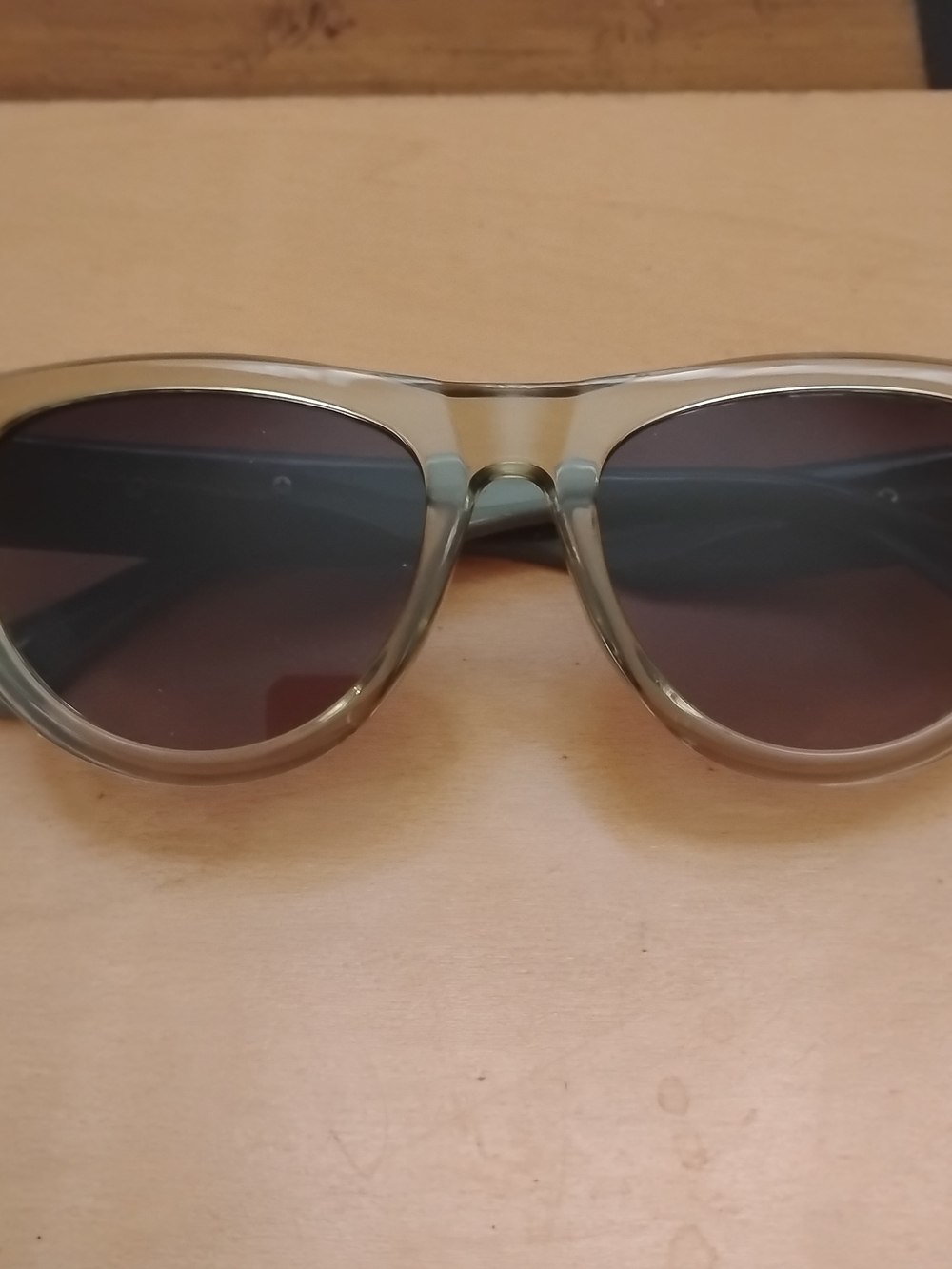 Grey and Gold Sunglasses